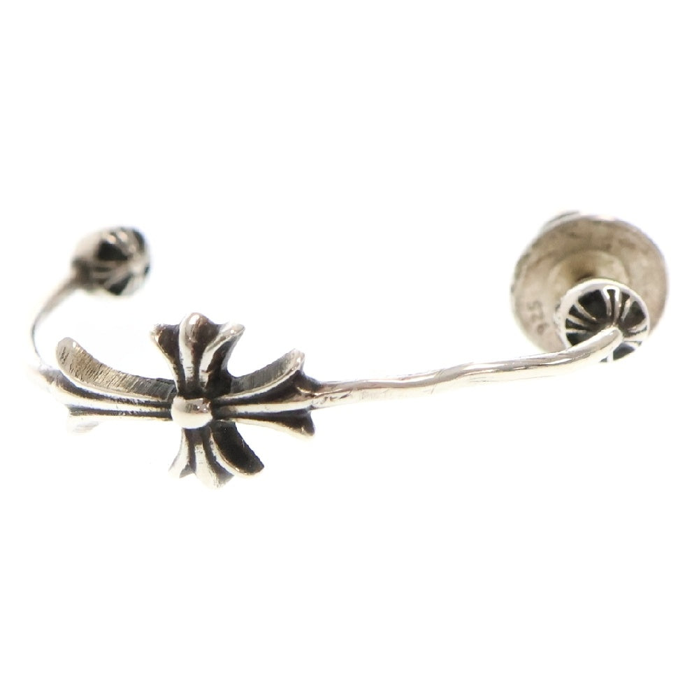CHROME HEARTS(クロムハーツ) SKINNY BBYFAT CROSS スキニーベイビーファットクロス フープピアス シルバー BCA108