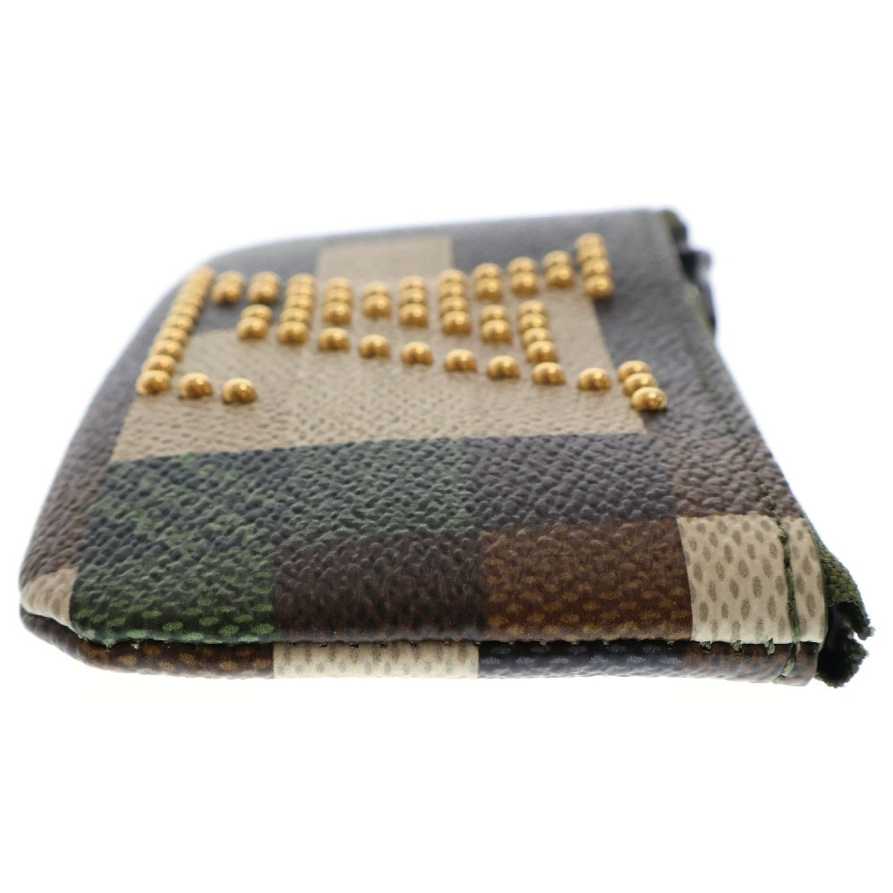 LOUIS VUITTON(ルイヴィトン) ポシェットクレ ダミエポップ 総柄レザー コインケース マルチ M83175