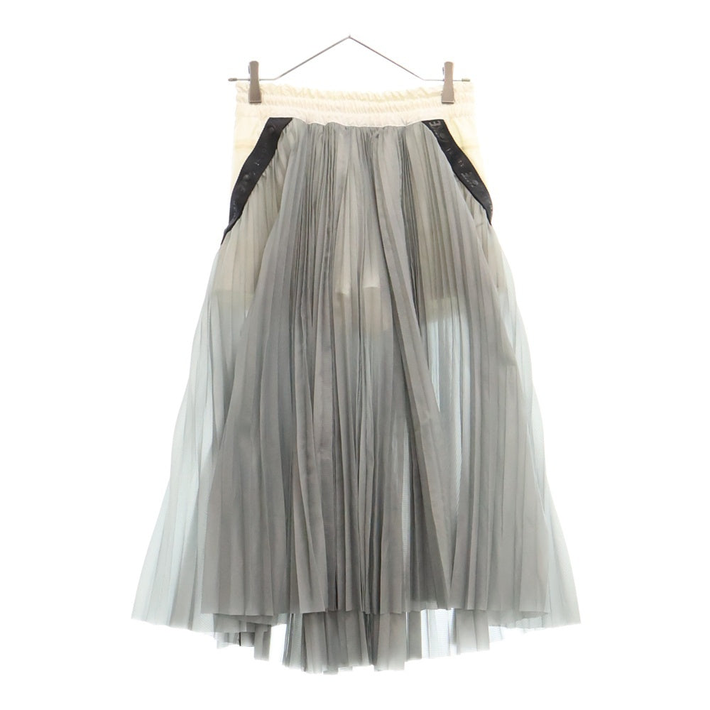 NIKE(ナイキ) sacai Long Skirt インナープリーツ ロングスカート グレー レディース CZ4683-100