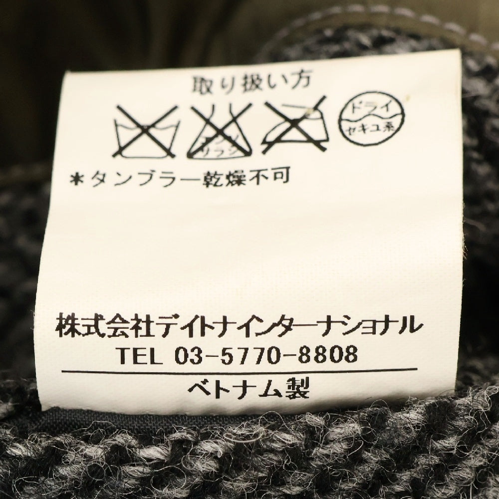 Harris Tweed(ハリスツイード) ×FREAK'S STORE フリークスストア チェスターロングコート ヘリンボーン グレー