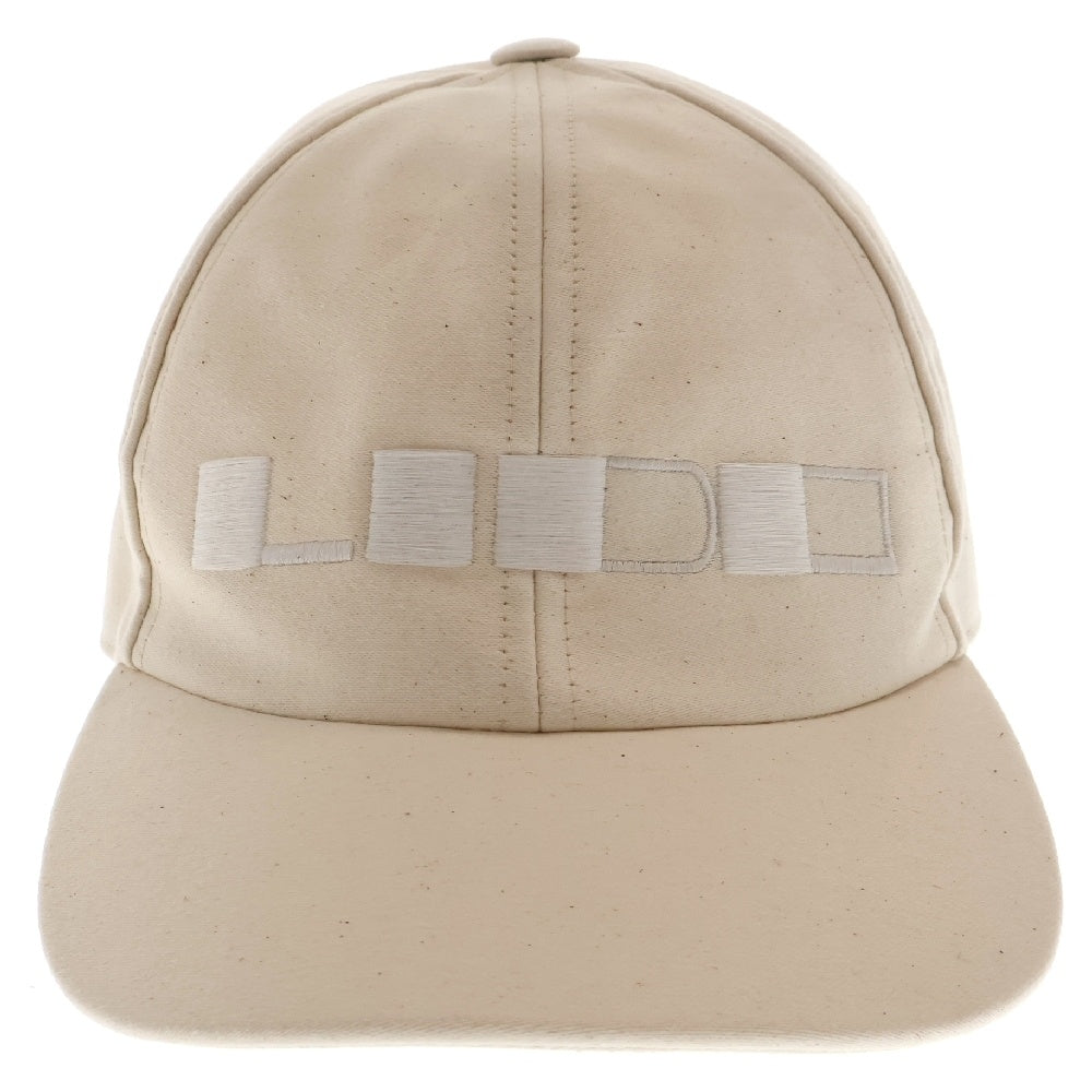 DRKSHDW(ダークシャドウ) BASEBALL CAP ロゴ刺繍ベースボールキャップ 帽子 アイボリー DA01D1478-NDKEM2
