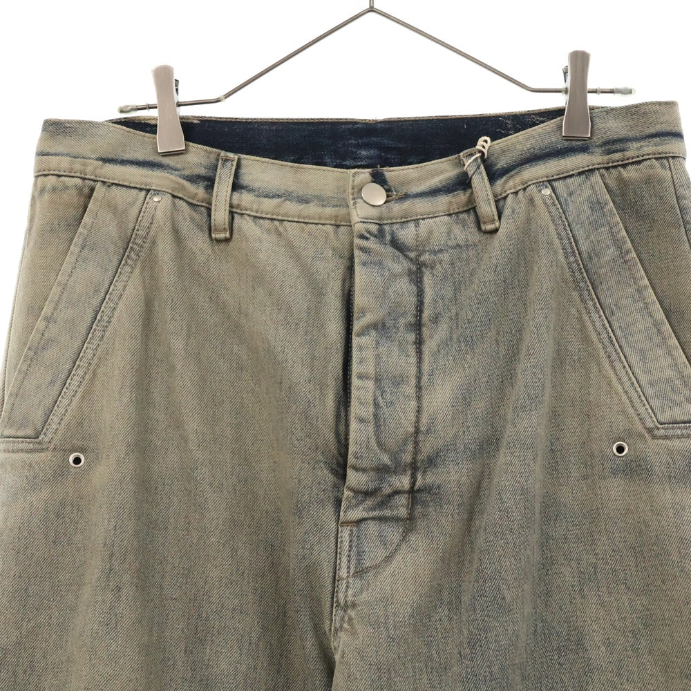Rick Owens(リックオウエンス) Tailored Belas Jeans テイラード ベラ ジーンズ ワイドデニムパンツ インディゴ RR02C7305-DADFR