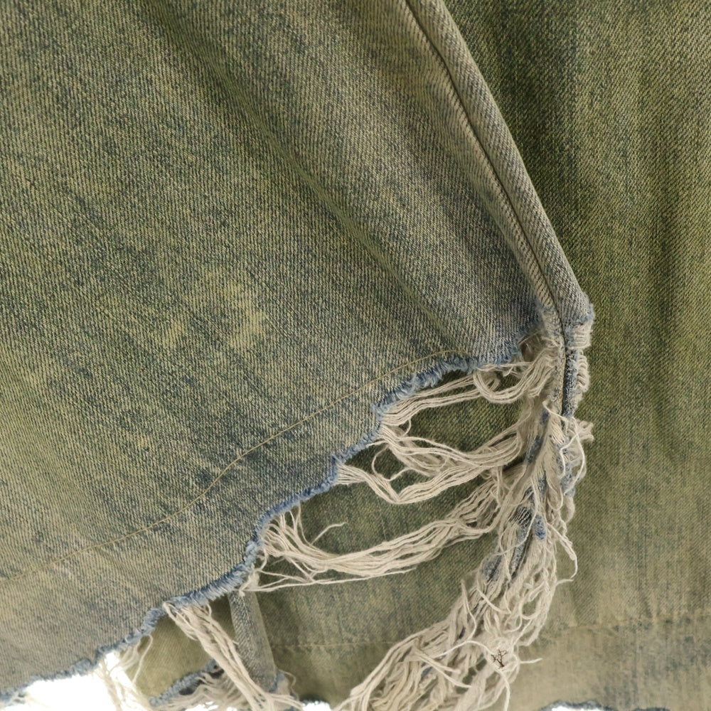 Rick Owens(リックオウエンス) Tailored Belas Jeans テイラード ベラ ジーンズ ワイドデニムパンツ インディゴ RR02C7305-DADFR