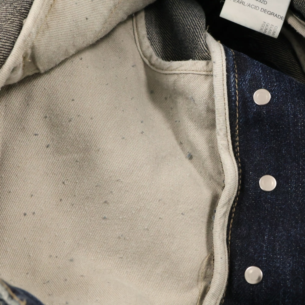 Rick Owens(リックオウエンス) Tailored Belas Jeans テイラード ベラ ジーンズ ワイドデニムパンツ インディゴ RR02C7305-DADFR