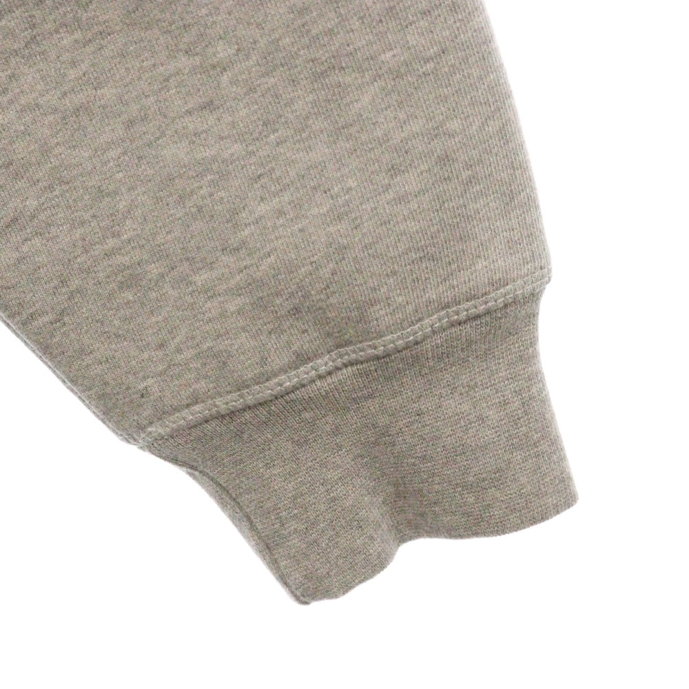 POP TRADING COMPANY(ポップトレーディングカンパニー) LOGO CREWNECK SWEAT ロゴクルーネック スウェットトレーナー グレー POPSS25_01-006