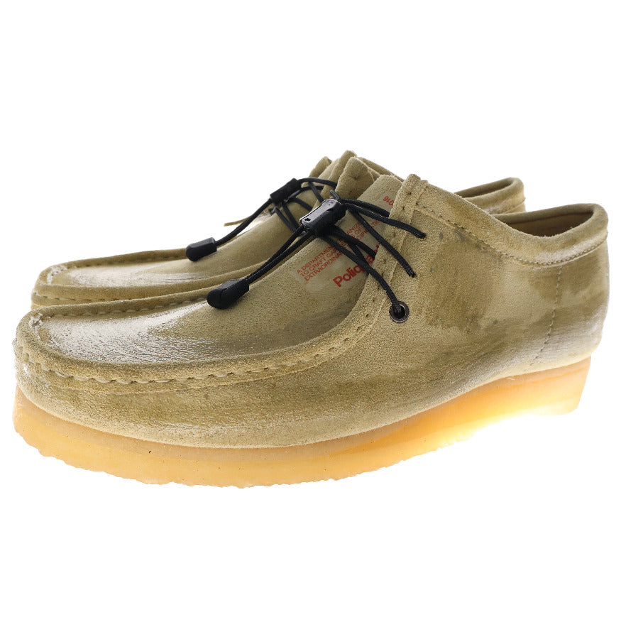 Clarks(クラークス) ×POLIQUANT WALLABEE ポリクアント ワラビー ローカットシューズ ベージュ