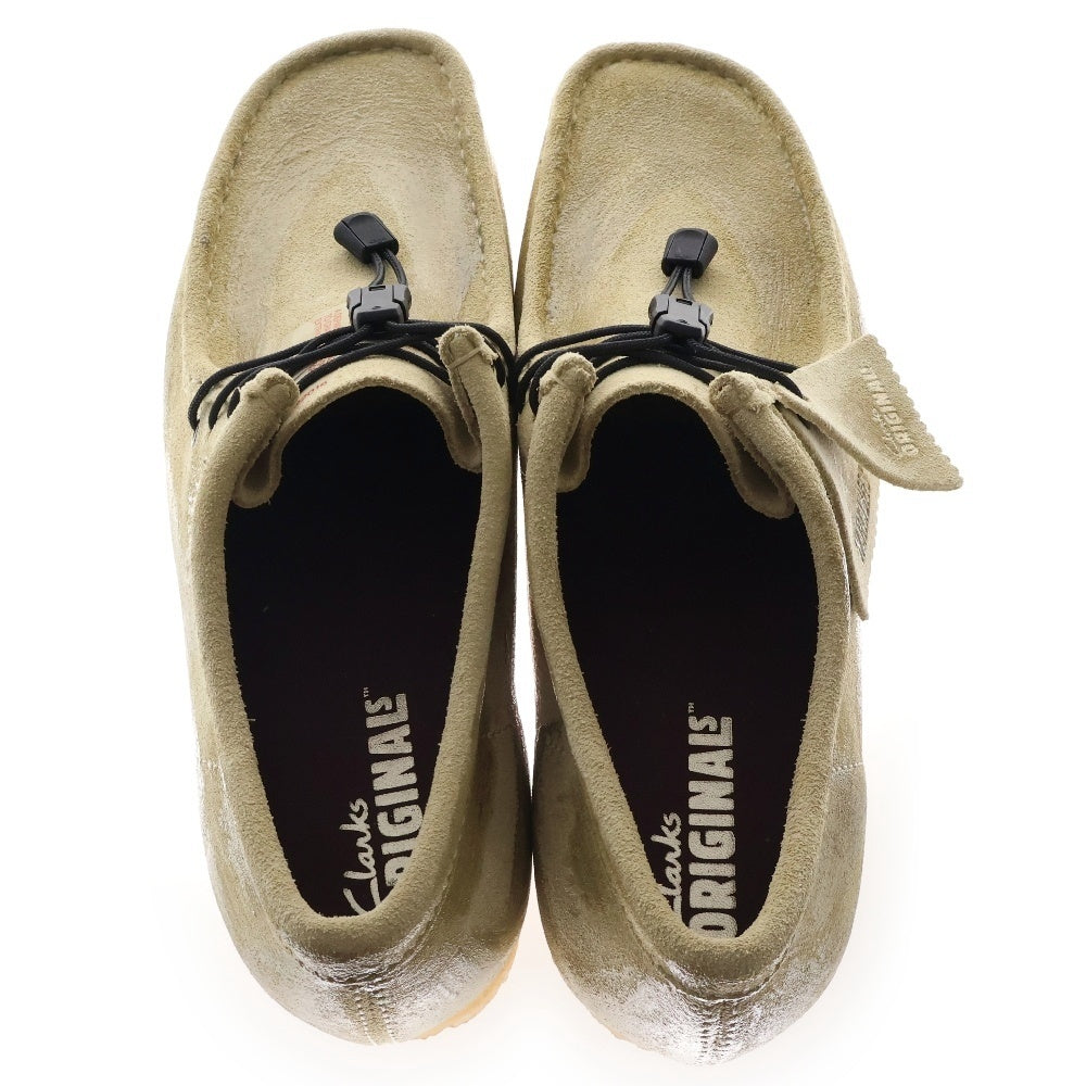 Clarks(クラークス) ×POLIQUANT WALLABEE ポリクアント ワラビー ローカットシューズ ベージュ