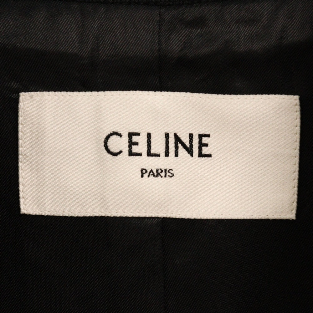 CELINE(セリーヌ) 22SS Classic Wool Teddy Jacket ウールテディジャケット 2V56D896C ブラック