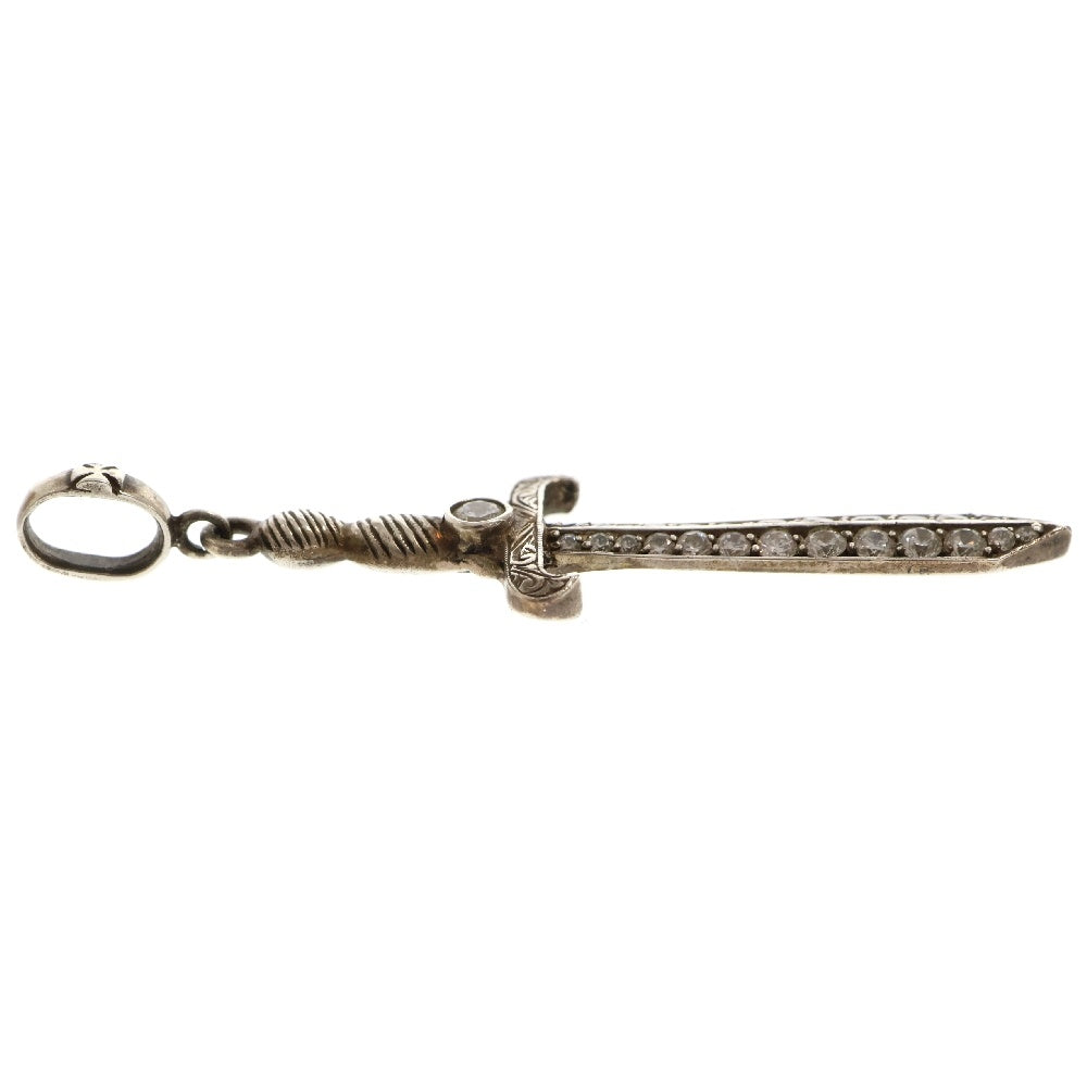 Loree Rodkin(ローリーロドキン) Sword ソード ジルコニアペンダントトップ ネックレストップ シルバー