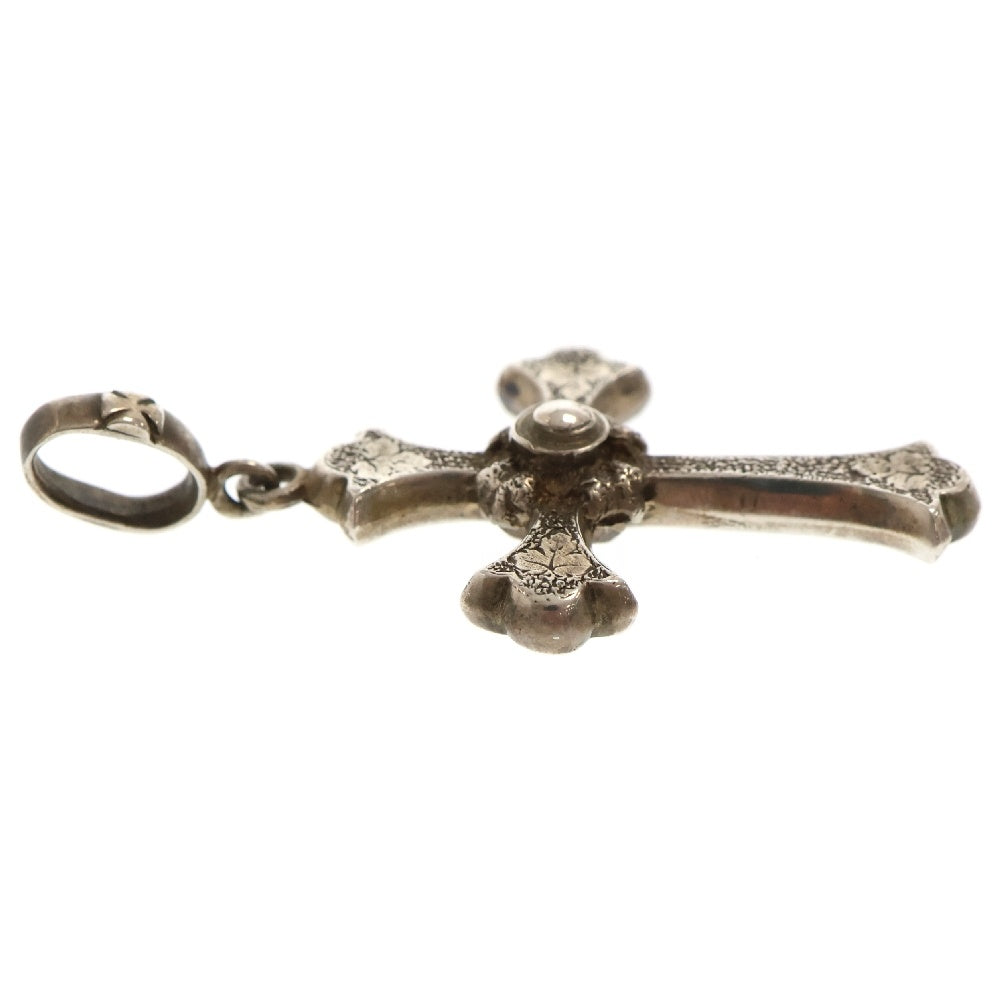 Loree Rodkin(ローリーロドキン) Antique Leaf Cross アンティーク リーフクロス ペンダントトップ ネックレストップ シルバー