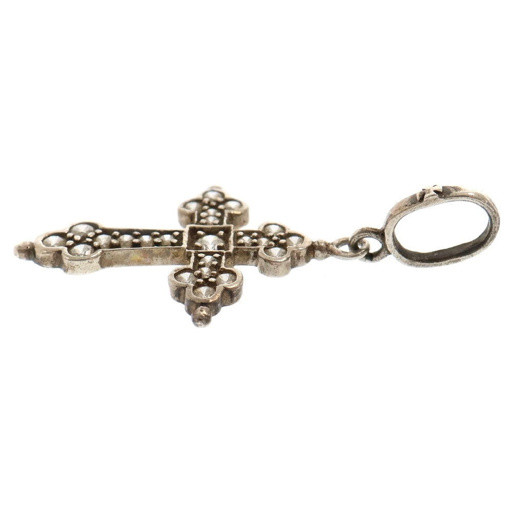 Loree Rodkin(ローリーロドキン) Medium Gothic Cross Pendant ジルコニア ミディアムゴシッククロス ペンダントトップ ネックレストップ シルバー