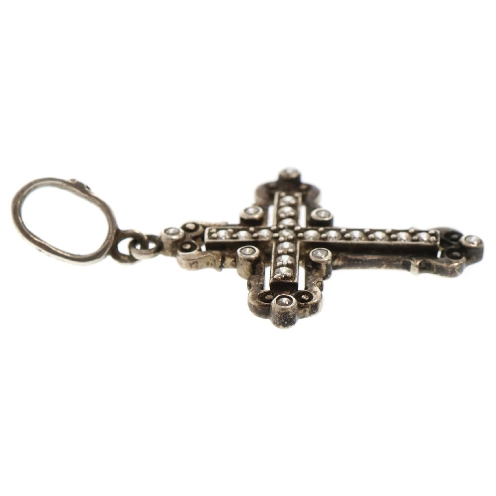 Loree Rodkin(ローリーロドキン) Vatican Cross Pendant ジルコニア バチカンクロス ペンダントトップ ネックレストップ シルバー
