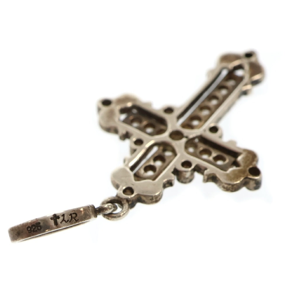 Loree Rodkin(ローリーロドキン) Vatican Cross Pendant ジルコニア バチカンクロス ペンダントトップ ネックレストップ シルバー