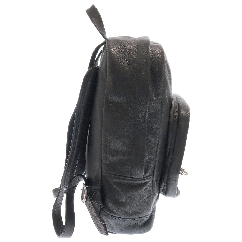 CHROME HEARTS(クロムハーツ) 7TH GRADE セメタリークロスパッチレザーリュック バックパック ブラック