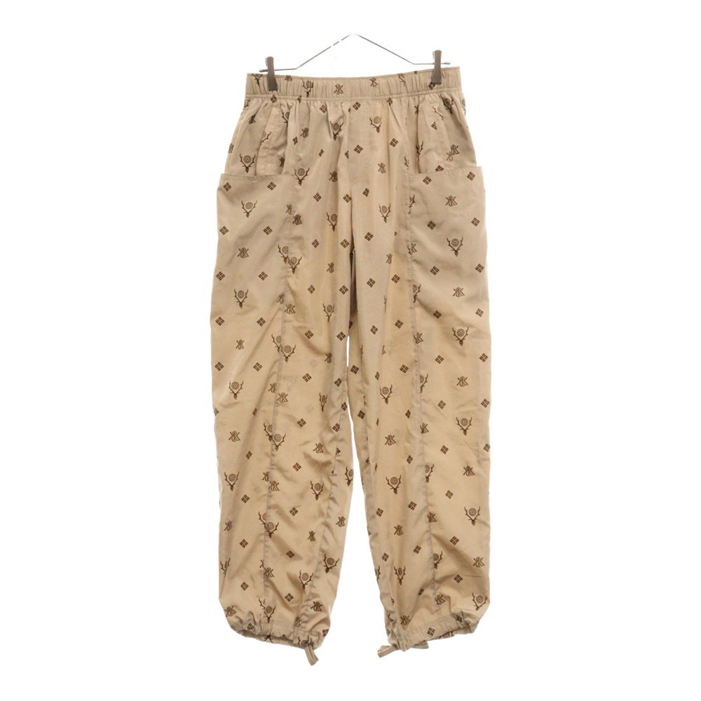 KITH(キス) ×South2 West8 For Columbia Flocked Monogram String C.S. Pant サウスツーウエストエイト コロンビア ナイロンパンツ ブラン