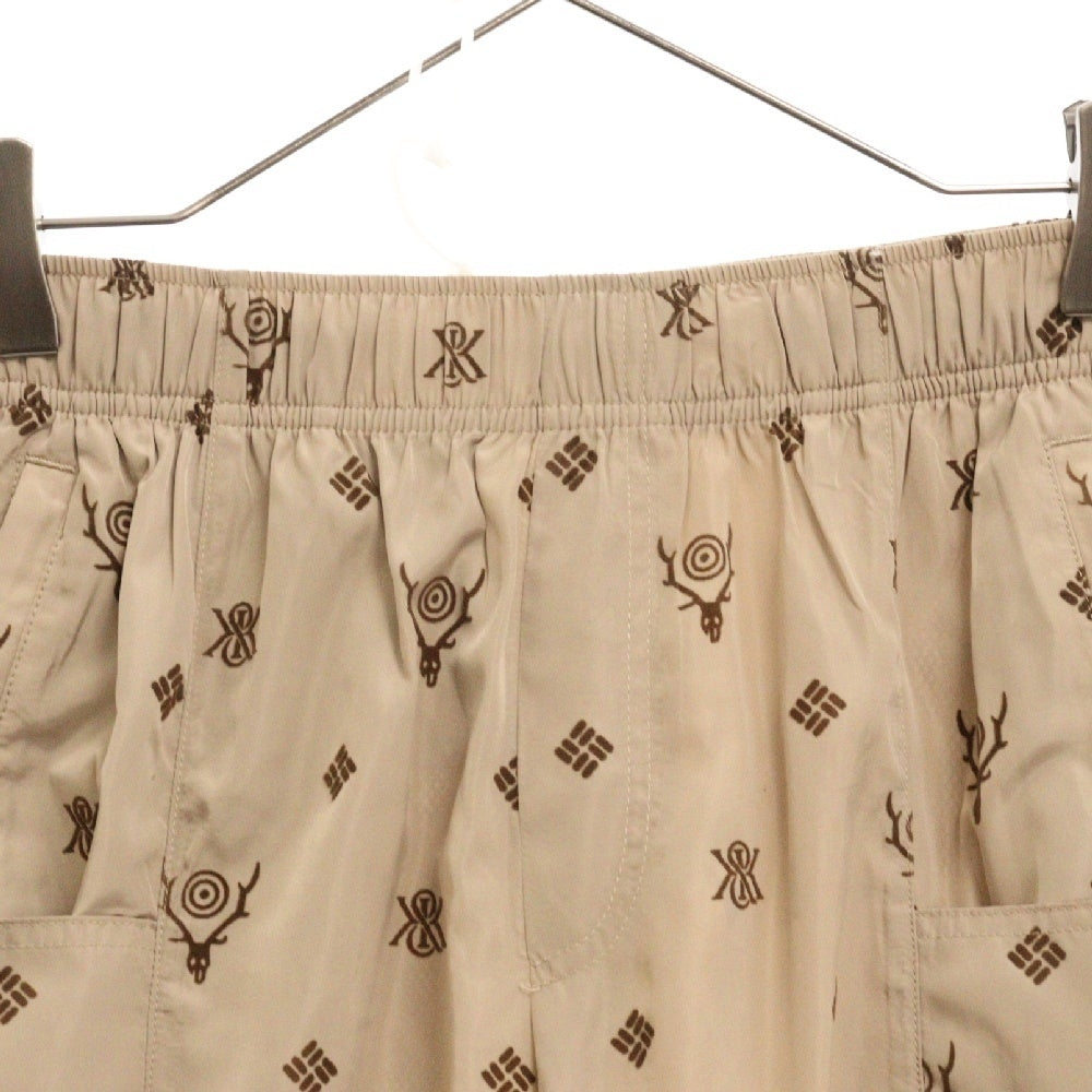 KITH(キス) ×South2 West8 For Columbia Flocked Monogram String C.S. Pant サウスツーウエストエイト コロンビア ナイロンパンツ ブラン