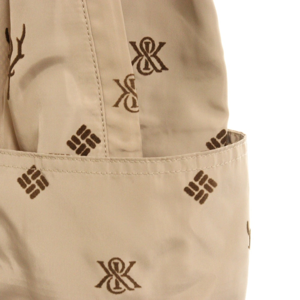 KITH(キス) ×South2 West8 For Columbia Flocked Monogram String C.S. Pant サウスツーウエストエイト コロンビア ナイロンパンツ ブラン