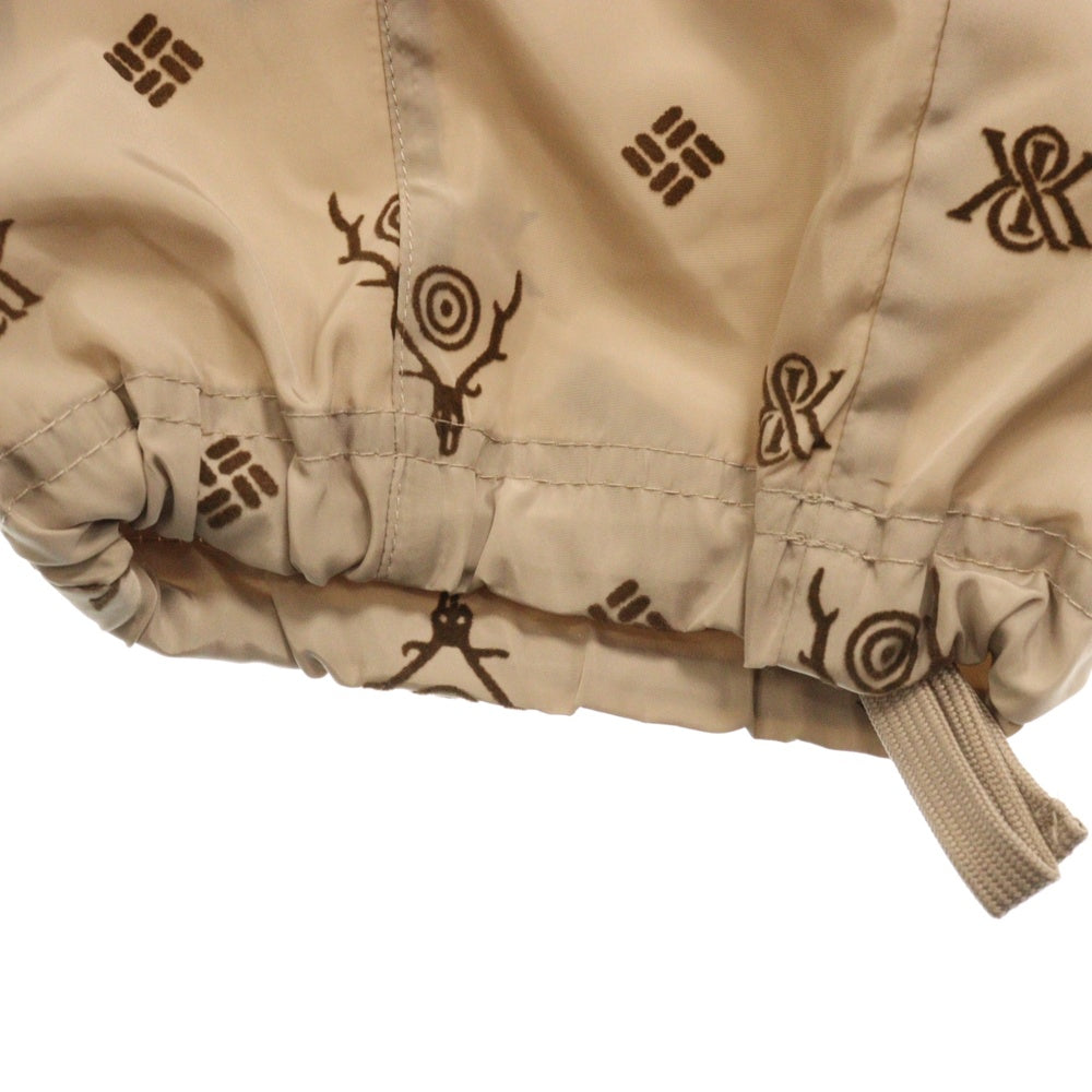 KITH(キス) ×South2 West8 For Columbia Flocked Monogram String C.S. Pant サウスツーウエストエイト コロンビア ナイロンパンツ ブラン