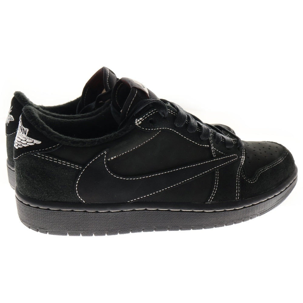 NIKE(ナイキ) ×TRAVIS SCOTT AIR JORDAN 1 LOW OG SP BLACK PHANTOM トラヴィススコット エアジョーダン1 ブラック ファントム ローカットスニーカー US9/27cm DM7866-001