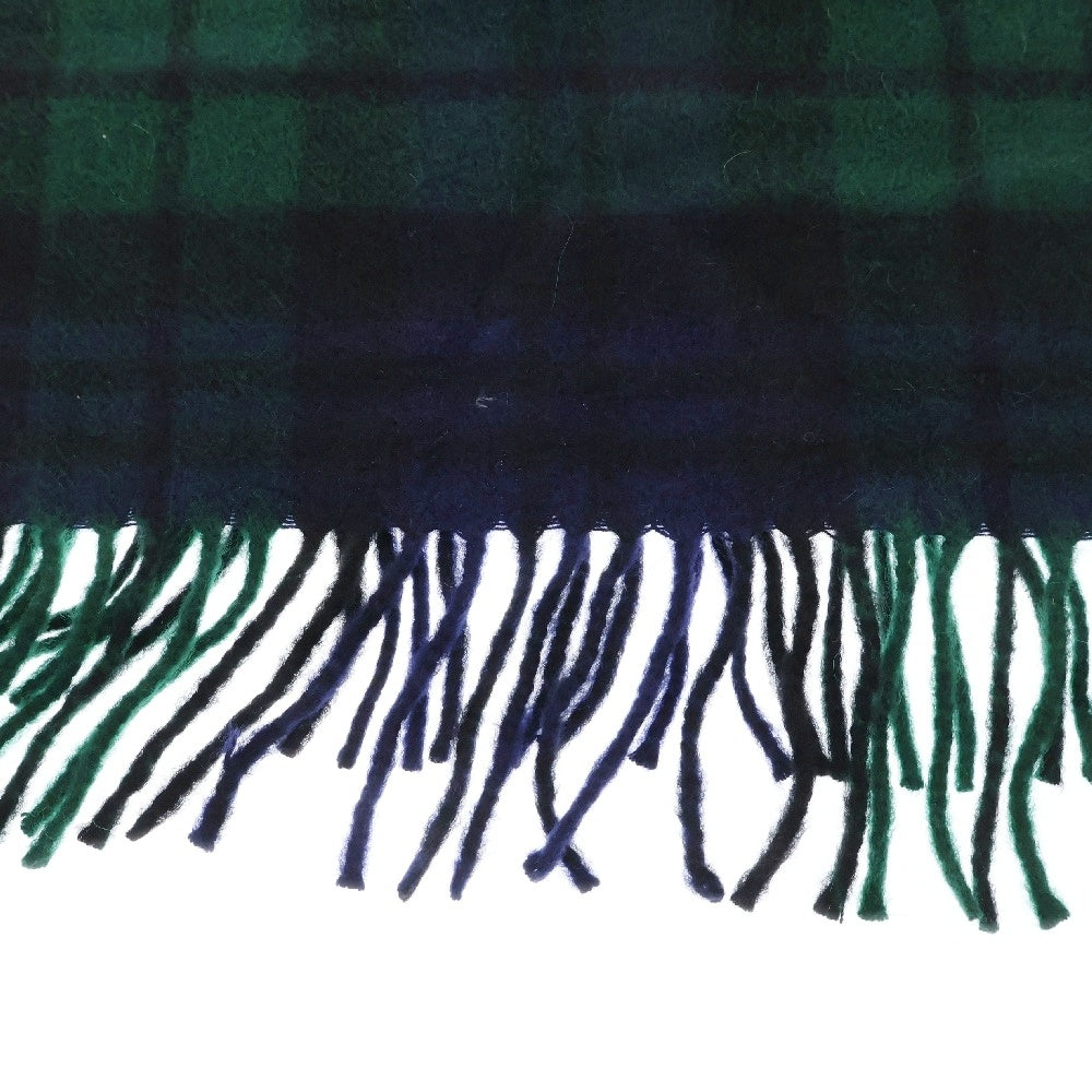 BURBERRY LONDON(バーバリーロンドン) タータンチェック カシミヤマフラー グリーン