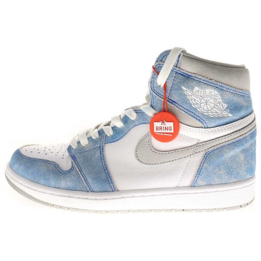 NIKE(ナイキ) AIR JORDAN 1 RETRO HIGH OG HYPER ROYAL 555088-402 エアジョーダン1 ハイパーロイヤル ハイカットスニーカーホワイト/ブルー U9.5/27.5cm