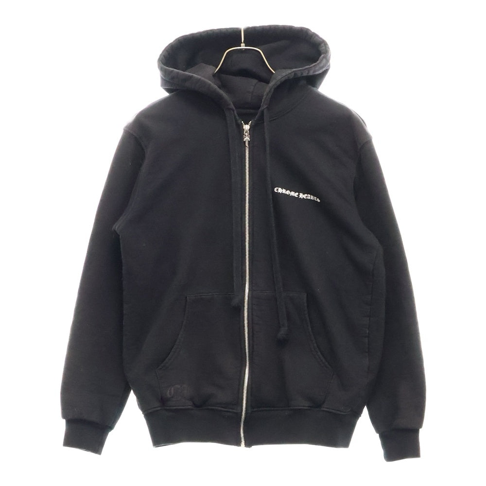 CHROME HEARTS(クロムハーツ) SWTSHRT HD ZIP LTD MALIBU マリブ限定 ジップアップスウェットパーカー フーディー ブラック