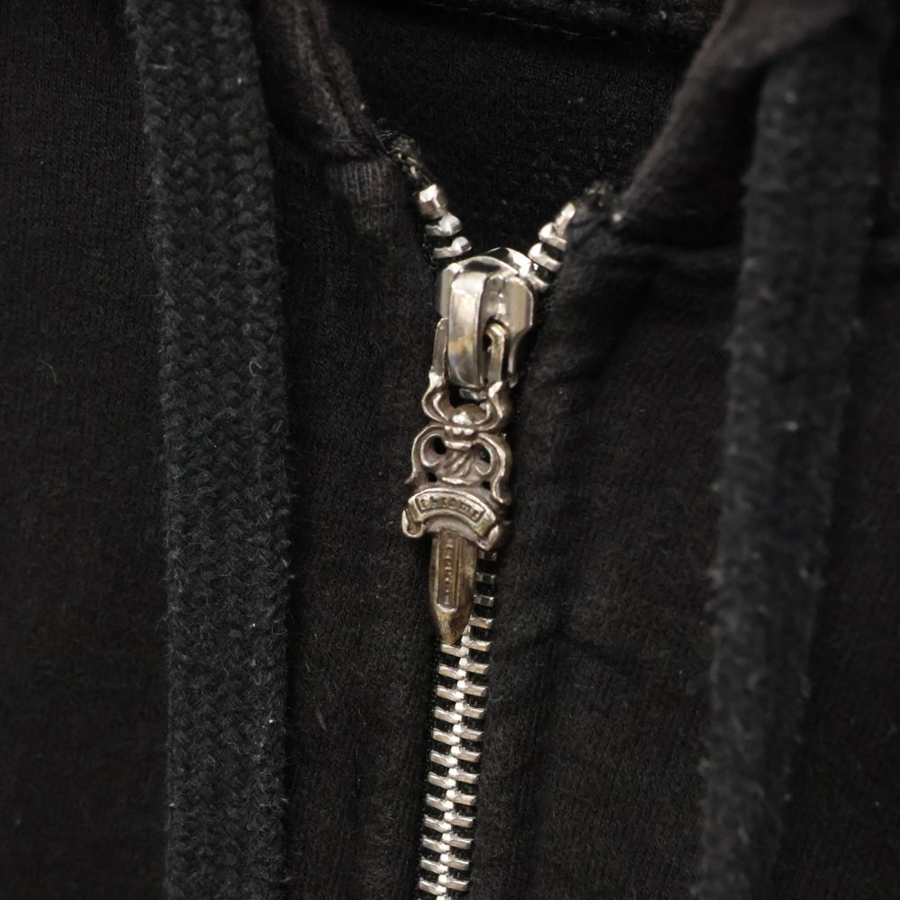 CHROME HEARTS(クロムハーツ) SWTSHRT HD ZIP LTD MALIBU マリブ限定 ジップアップスウェットパーカー フーディー ブラック