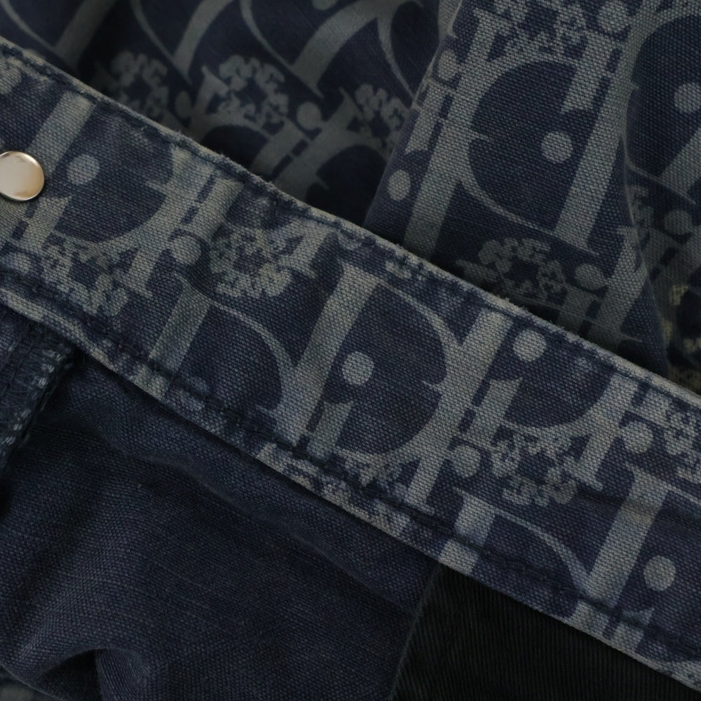 DIOR(ディオール) 23AW ×Denim Tears Carpenter Jeans デニムティアーズ 総柄カーペンターパンツ ネイビー 393D181BY528