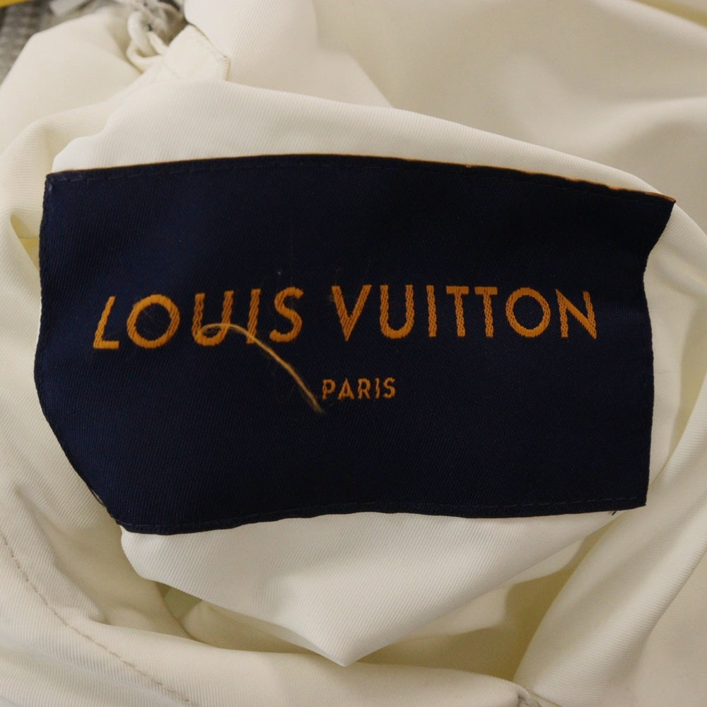 LOUIS VUITTON(ルイヴィトン) 22AW LVSEモノグラムリバーシブル ウインドブレーカー ナイロンジャケット RM222Q MO6 HLB46W ホワイト