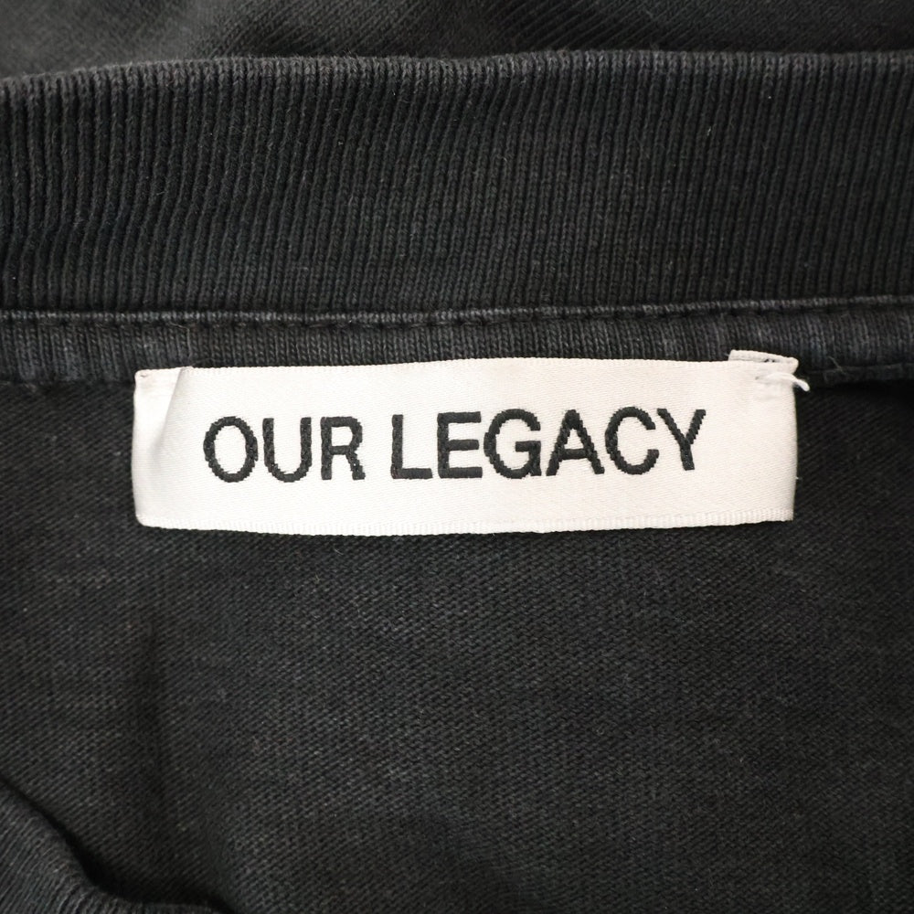 OUR LEGACY(アワーレガシー) SWING OF PENDULUM スウィング オブ ペンデュラム グラフィック 半袖Tシャツ ブラック M2246BS