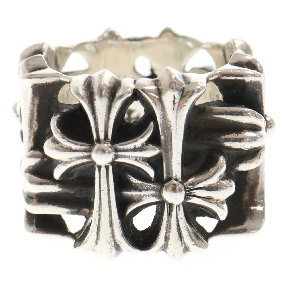 CHROME HEARTS(クロムハーツ) SQUARE CEMETERY スクエアセメタリークロス リング シルバー BCA352