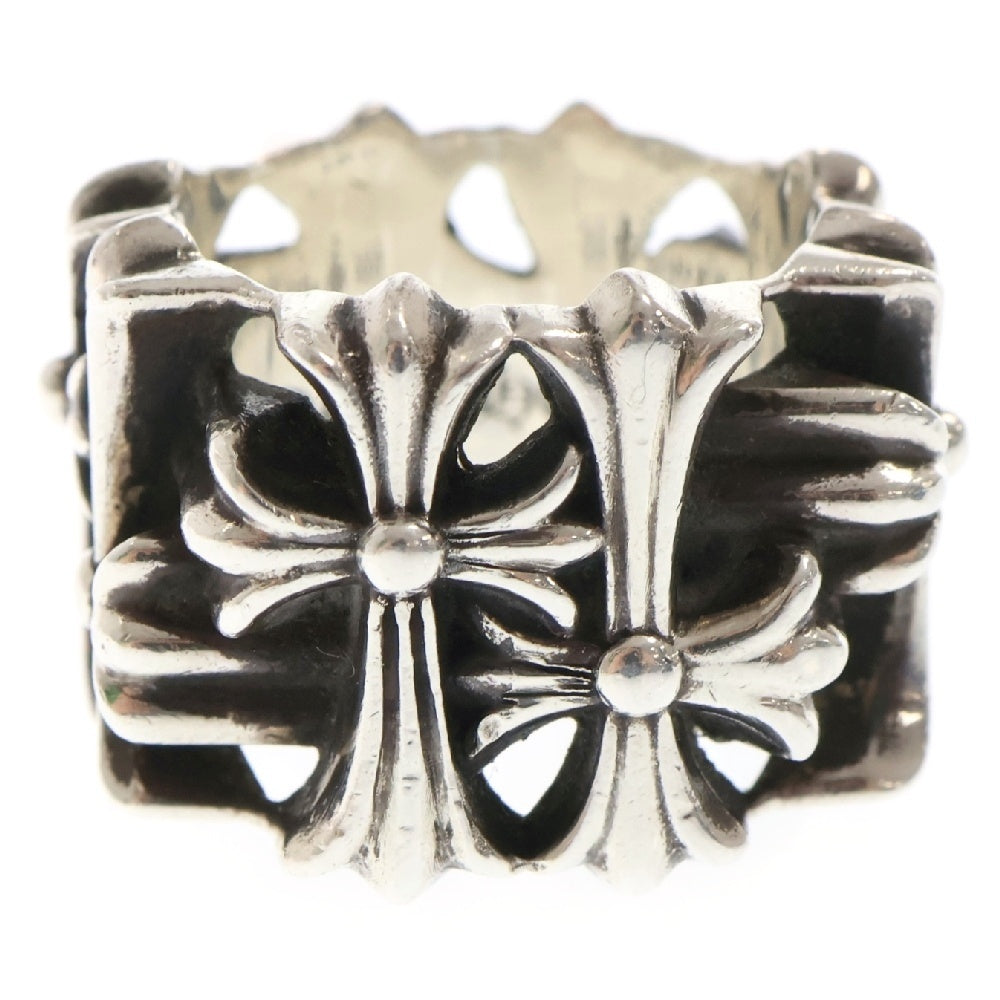 CHROME HEARTS(クロムハーツ) SQUARE CEMETERY スクエアセメタリークロス リング シルバー BCA352