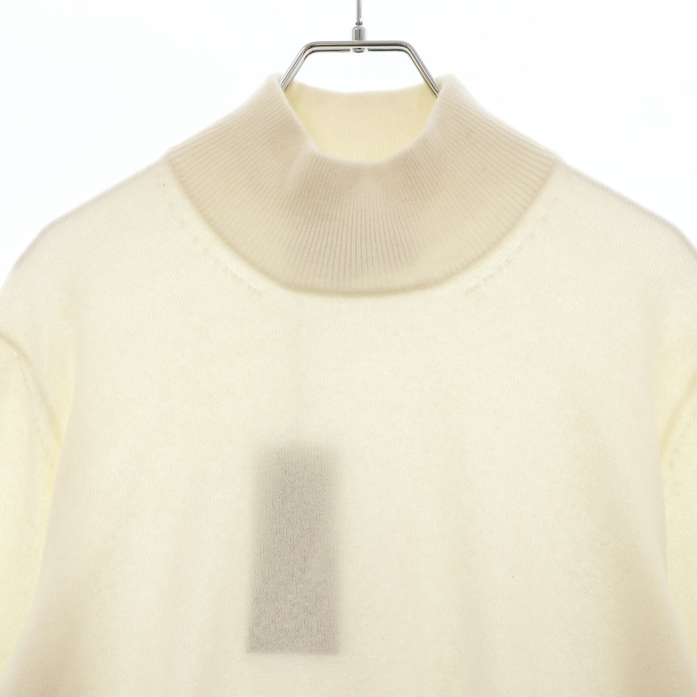 GUCCI(グッチ) アームロゴ ハイネックカシミヤニット セーター ホワイト 694752