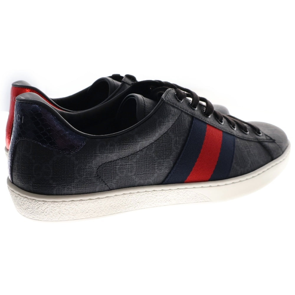 GUCCI(グッチ) ACE GGスプリーム ローカットスニーカー ブラック 429445
