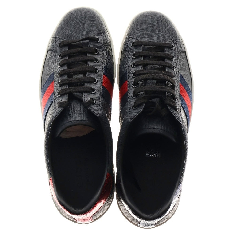 GUCCI(グッチ) ACE GGスプリーム ローカットスニーカー ブラック 429445