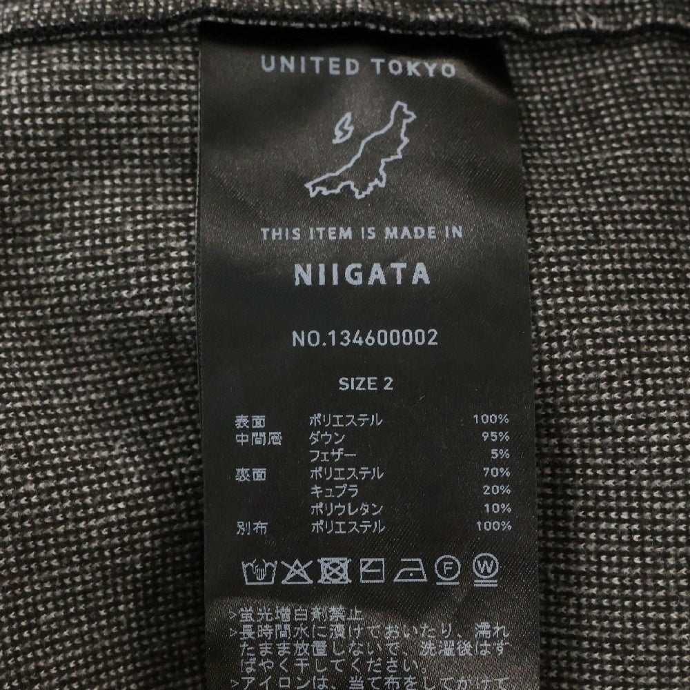UNITED TOKYO(ユナイテッド トウキョウ) +3.6℃ダウンファブリックL/Sシャツ 長袖シャツ ブラック 134600002