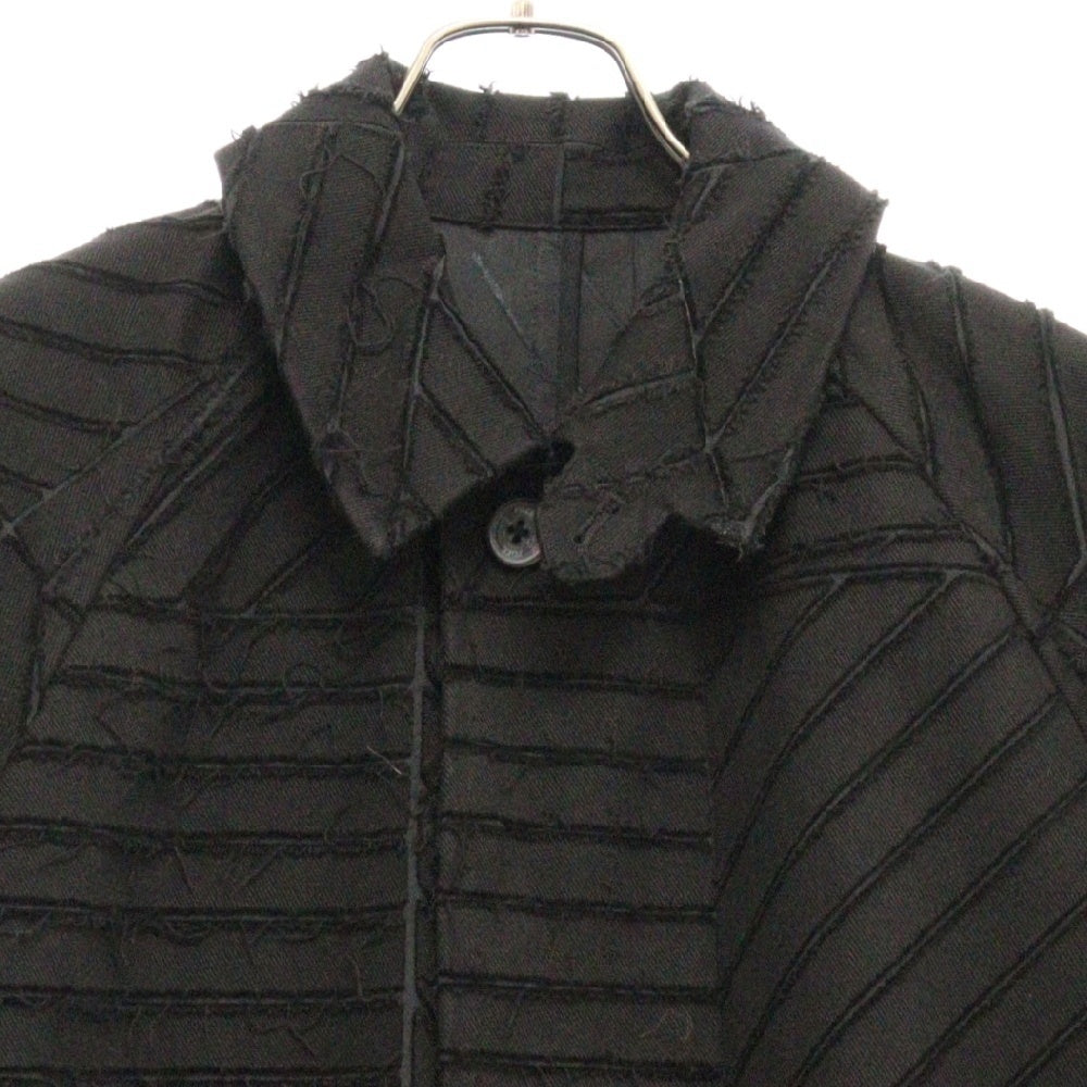 YOKE(ヨーク) BONDING OPAL BALMACAAN COAT オパールバルマカーン ボンディング加工 ロングコート YK24SS0621C ブラック