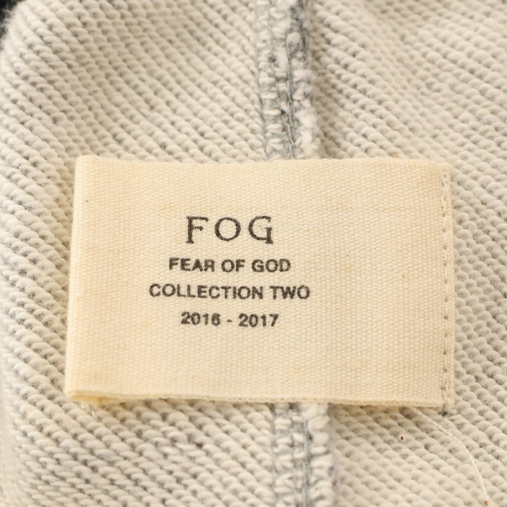 FEAR OF GOD(フィアオブゴッド) FOG COLLECTION TWO SWEAT PANTS 裾ジップ スウェットパンツ グレー