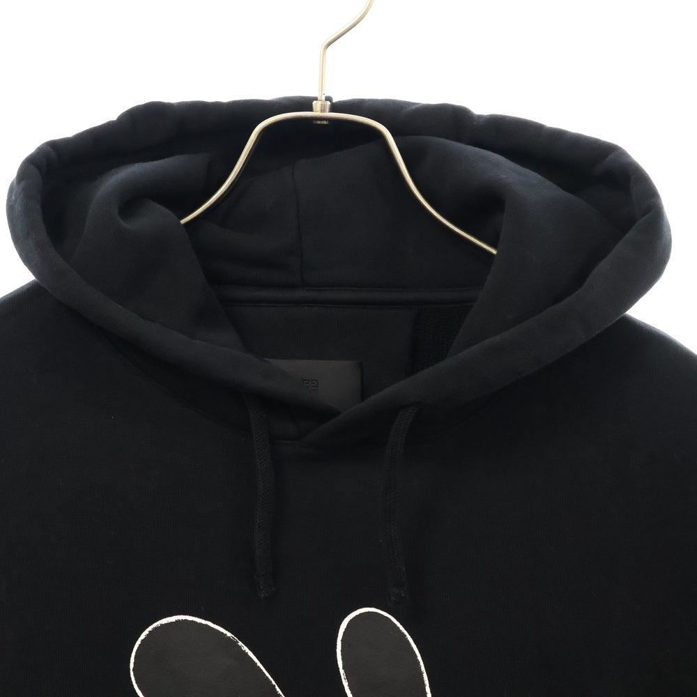 GIVENCHY(ジバンシィ) ×Disney Oswald Hoodie ディズニー オズワルド プルオーバースウェットパーカー フーディー ブラック BMJ0HD3YAR