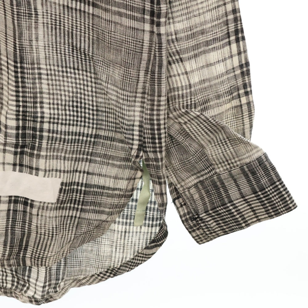 OFF-WHITE(オフホワイト) 17SS Mirror Mirror Shirt 長袖シャツ グレー
