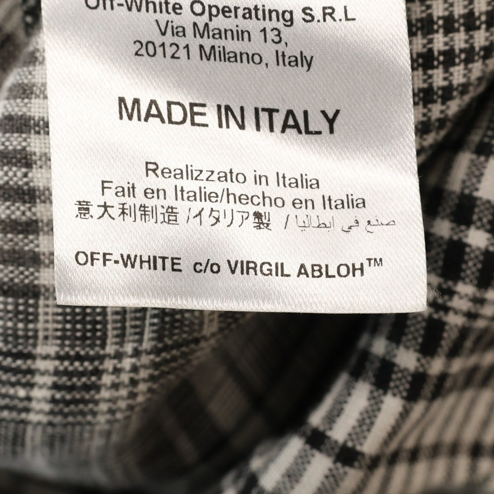 OFF-WHITE(オフホワイト) 17SS Mirror Mirror Shirt 長袖シャツ グレー