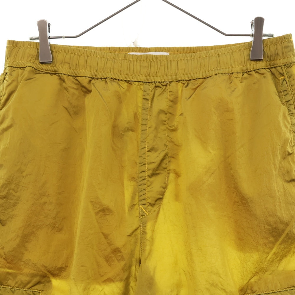 STONE ISLAND(ストーンアイランド) RE-T Nylon Metal In Econyl ロゴワッペン ナイロンメタルパンツ イエロー 761531021