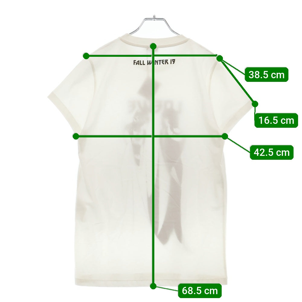 LOEWE(ロエベ) 19AW Salome Logo Print T-shirt ロゴプリント半袖Tシャツ ホワイト S6299932PC