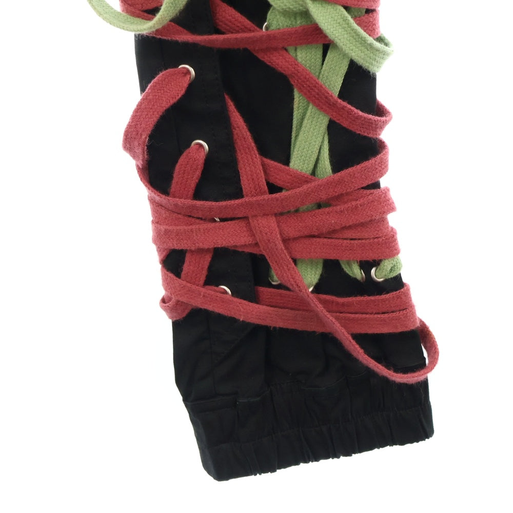 Rick Owens(リックオウエンス) 20SS Mega Laced Cargo Trousers メガレース カーゴトラウザーズパンツ ブラック RU20S7371-TEEW3
