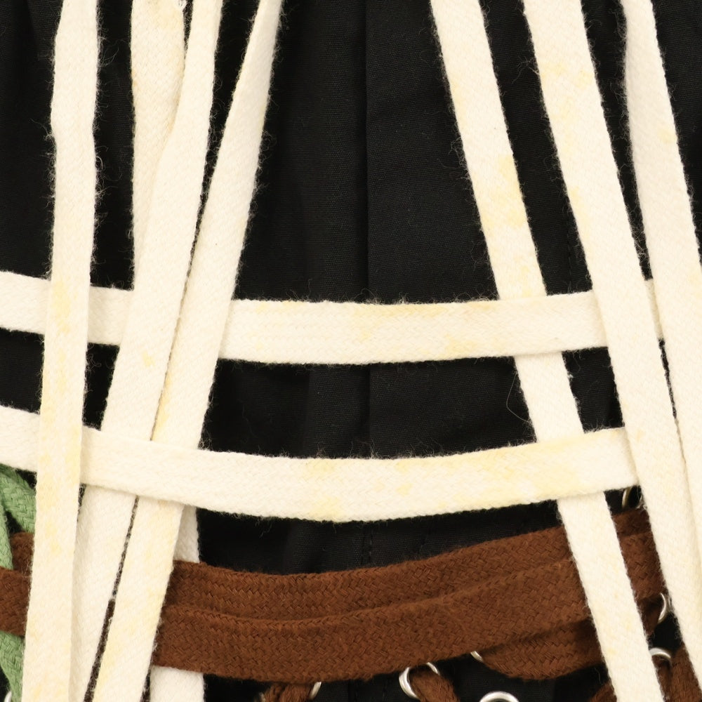 Rick Owens(リックオウエンス) 20SS Mega Laced Cargo Trousers メガレース カーゴトラウザーズパンツ ブラック RU20S7371-TEEW3