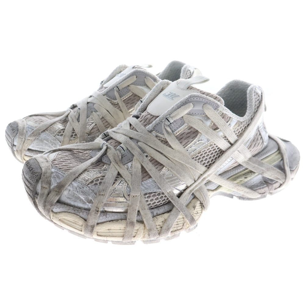BALENCIAGA(バレンシアガ) 3XL Sneaker Extreme Lace 3XL ダメージ加工エクストリームレース ローカットスニーカー グレー 778698