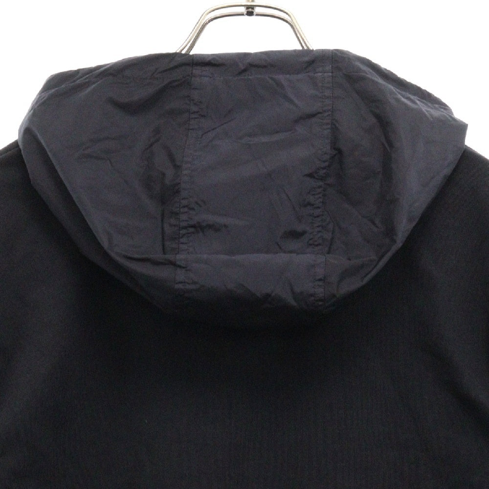 MONCLER(モンクレール) MAGLIA CARDIGAN ロゴワッペン ジップアップフーディ スウェット ネイビー E10918424800