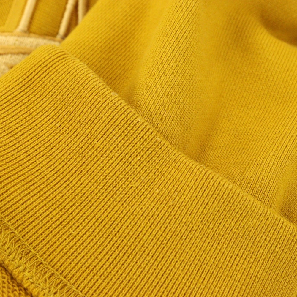 VETEMENTS(ヴェトモン) カレッジロゴ刺繍 プルオーバーパーカー スウェット イエロー VL16HD380M