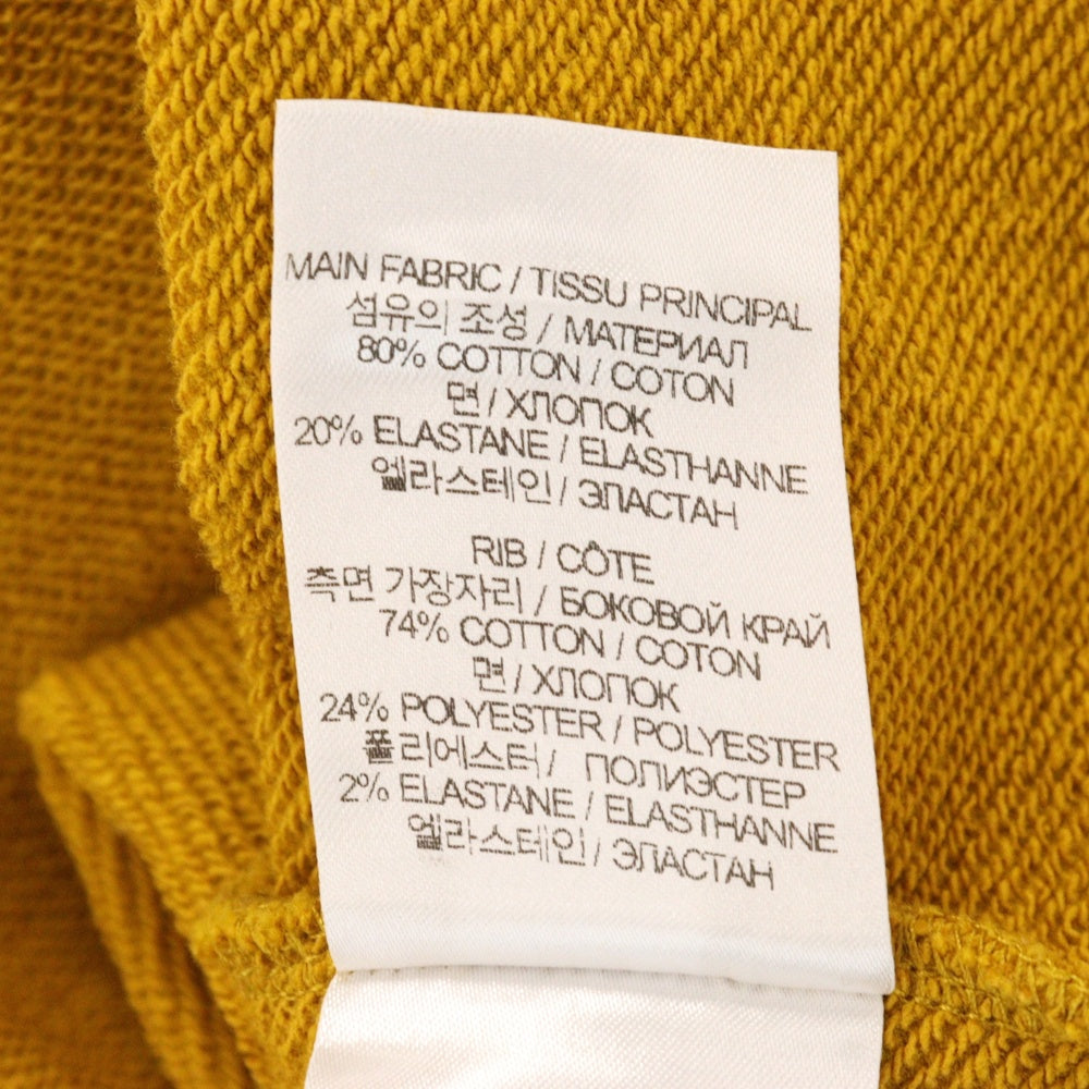 VETEMENTS(ヴェトモン) カレッジロゴ刺繍 プルオーバーパーカー スウェット イエロー VL16HD380M