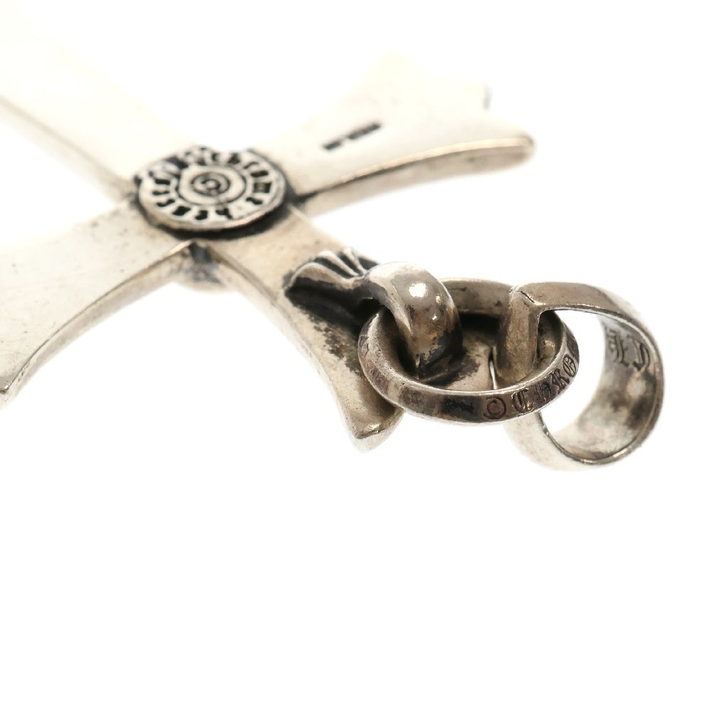 CHROME HEARTS(クロムハーツ) CH CRS LG W/BALE Wベイル ラージCHクロスペンダントトップ シルバー BCA215